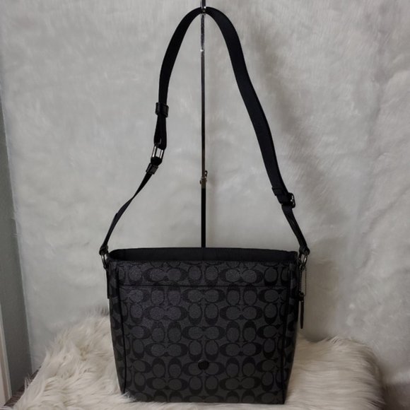 COACH HOUSTON MAP BAG IN SIGNATURE CANVAS - Picture 2 of 7